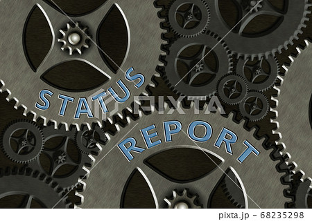 Conceptual hand writing showing Status Report Conceptual hand writing showing Status Report 68235298
