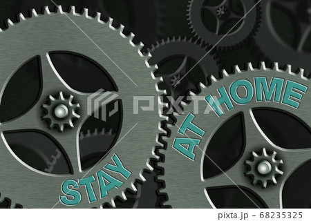 Word writing text Stay At Home. Business concept 68235325