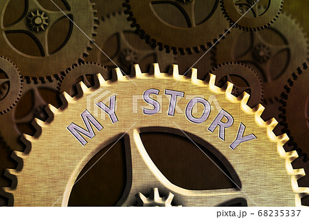 Handwriting text writing My Story. Concept meaning 68235337