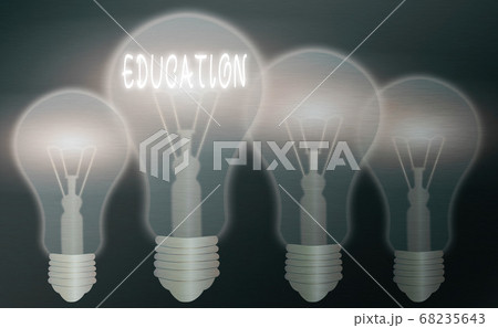 Text sign showing Education. Conceptual photo 68235643