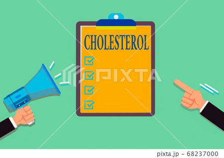 Writing note showing Cholesterol. Business photo 68237000
