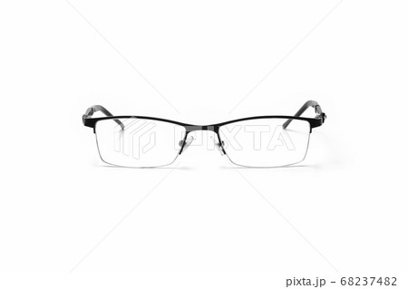 glasses for vision on a white background isolate macro 68237482