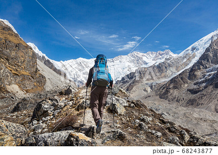Hike in Himalayas Hike in Himalayas 68243877