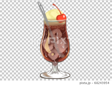 Coke float 68243954