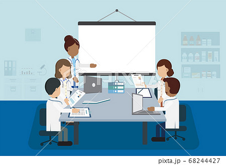 Doctor Conference Conceptのイラスト素材