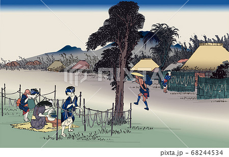 東海道五十三次／水口　名物干瓢 68244534