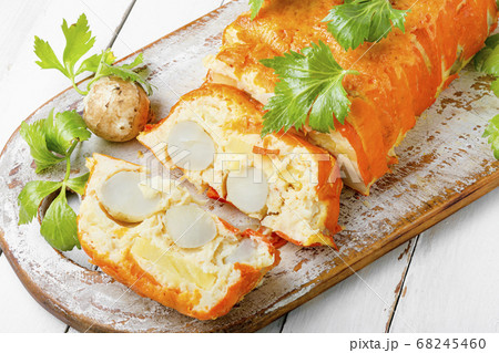 Appetizing vegetable terrine Appetizing vegetable terrine 68245460