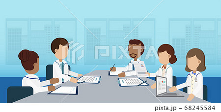 Doctor conference concept Doctor conference concept 68245584