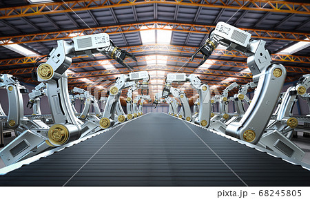 robot assembly line 68245805