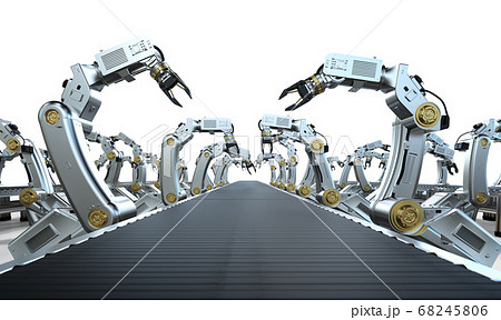 robot assembly line 68245806