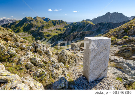 Vinadio, path in the mountains of Maritime Alps Vinadio, path in the mountains of Maritime Alps 68246886