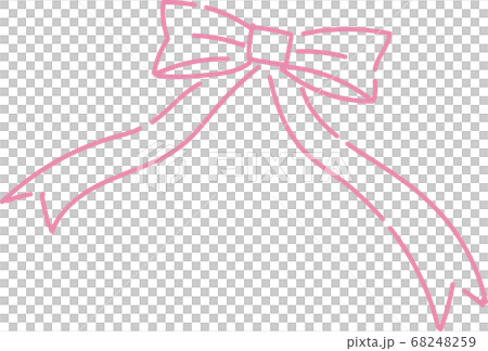 手繪簡單線絲帶圖 手繪簡單線絲帶圖 68248259