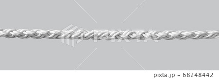 White braided rope. 68248442