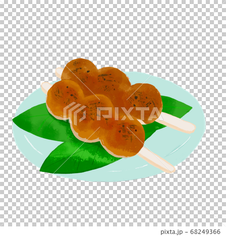 Gohei麻chi團子型水彩風格插畫 68249366