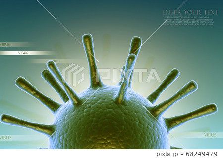Conceptual virus illustration Conceptual virus illustration 68249479