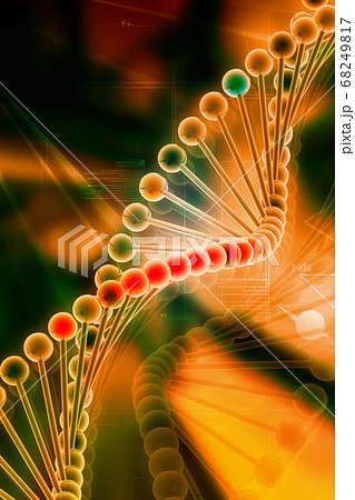 3d dna in color background 3d dna in color background 68249817