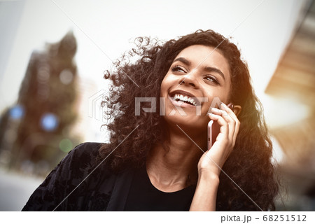 Positive emotions. Lifestyle concept. Close up of 68251512