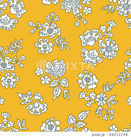 Seamless print with small plants. Seamless print with small plants. 68252248