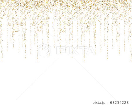 Gold glitter lines on white background. Golden Gold glitter lines on white background. Golden 68254228