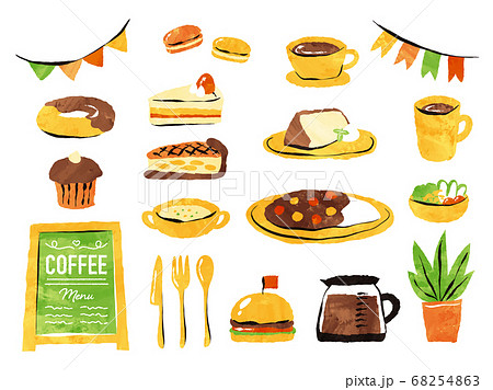 カフェとスイーツ 68254863