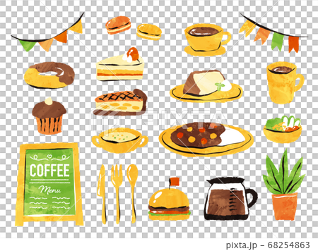 カフェとスイーツ 68254863