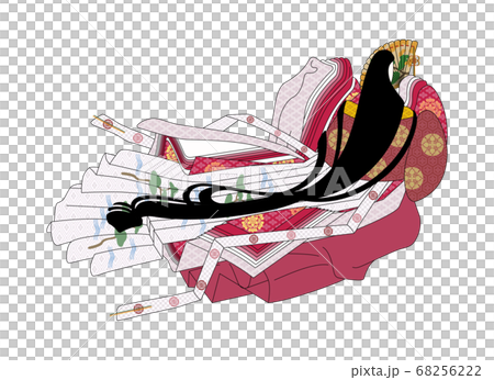 服裝的平安形象插畫女人 68256222