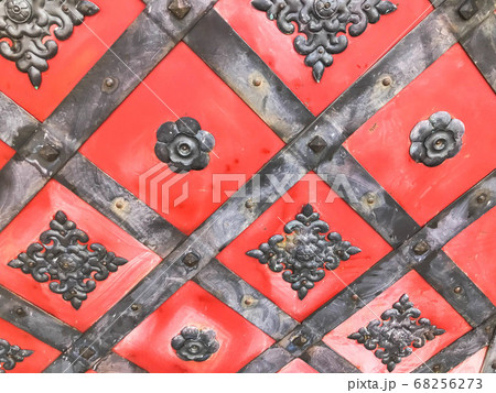 Texture of an old ancient medieval red Texture of an old ancient medieval red 68256273