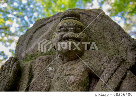 廃寺の風景 旧千燈寺の写真素材