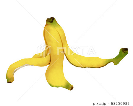 バナナの皮 イラストのイラスト素材 6569