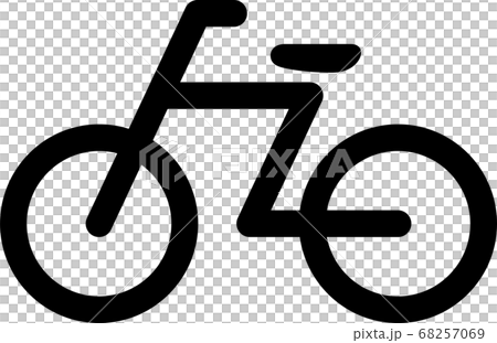 自転車（駐輪場）のピクトグラム 68257069