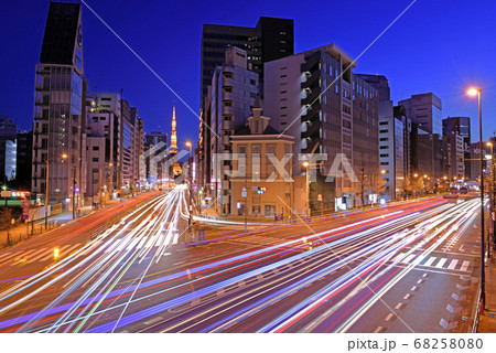 札の辻交差点の夜景 札の辻交差点の夜景 68258080