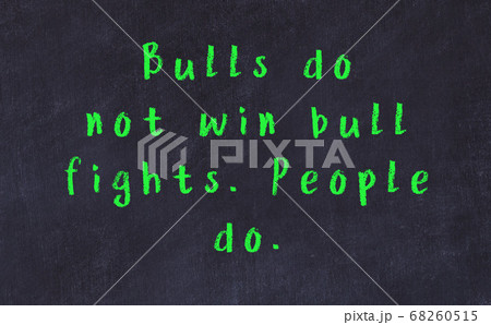 Chalk wise inscription on black chalkboard Chalk wise inscription on black chalkboard 68260515