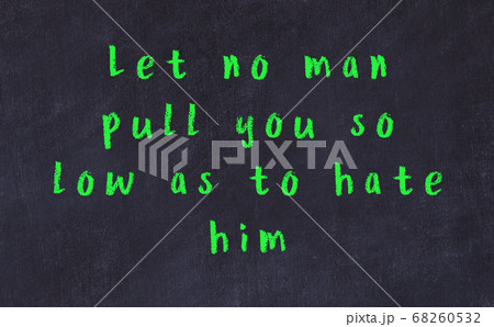 Black chalkboard with wise inscription on it 68260532