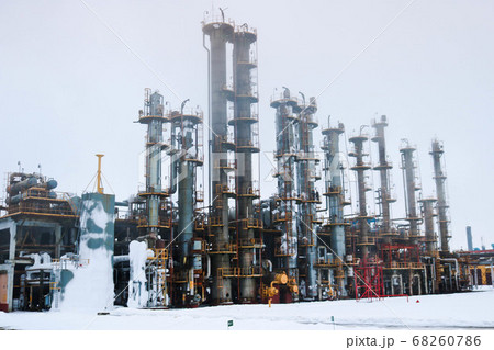 A large powerful industrial installation A large powerful industrial installation 68260786