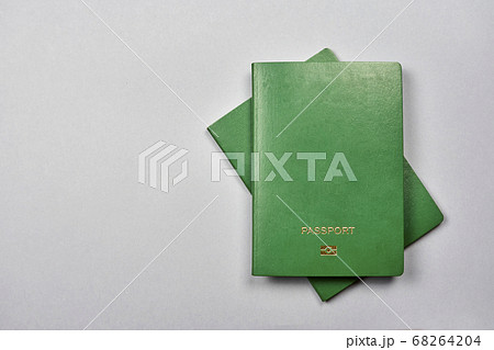 Two green passports of muslim country Two green passports of muslim country 68264204