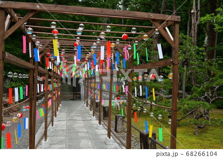 静岡県袋井市法多山尊永寺の風鈴飾り 静岡県袋井市法多山尊永寺の風鈴飾り 68266104