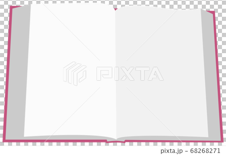 本 メモ帳 日記帳 ノート のイラスト素材 6671