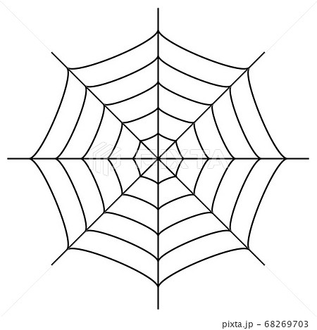 蜘蛛の巣のイラスト素材