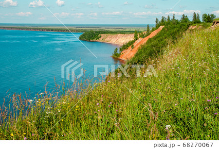 Andoma Cape with Andoma Hill at Onega Lake, Andoma Cape with Andoma Hill at Onega Lake, 68270067