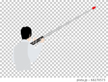 Men with a pointing stick Men with a pointing stick 68270573