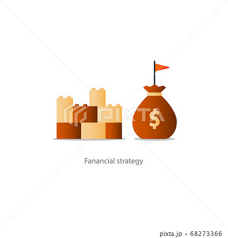 Budget fund planning, financial investment strategy 68273366