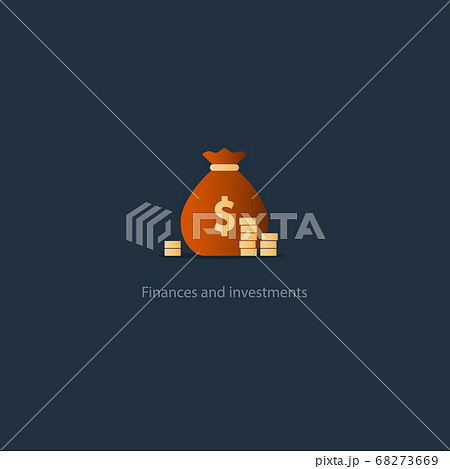 Prize fund money, lottery win icon 68273669