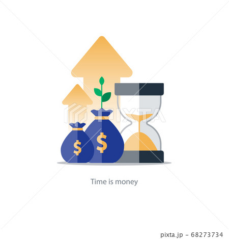 Compound interest, time is money Compound interest, time is money 68273734