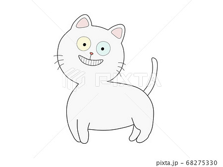 白ネコ　オッドアイ 68275330