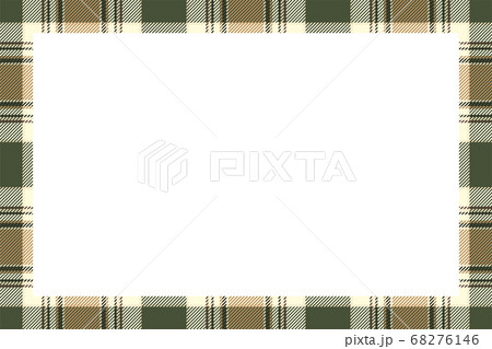 Vintage frame vector. Scottish border pattern 68276146
