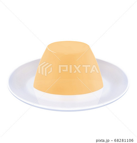 プルプルなめらかプリン・シンプル（印刷しても綺麗） 68281106