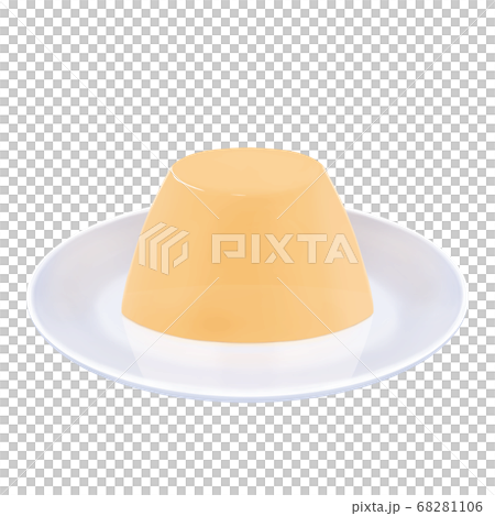 プルプルなめらかプリン・シンプル（印刷しても綺麗） 68281106