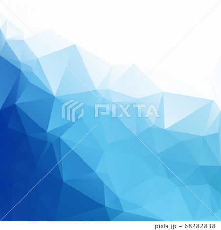 Blue Polygonal Mosaic Background, Creative Design 68282838