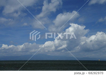 大牟田市 三池港 雲、 大牟田市 三池港 雲、 68282970