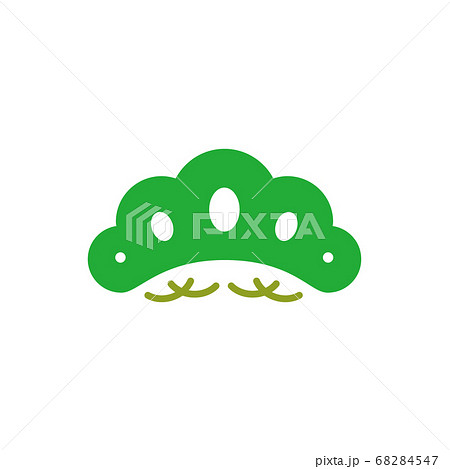 和風フラットデザインアイコン 松 のイラスト素材 和風フラットデザインアイコン 松 のイラスト素材